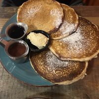 Blueberry pancakes  at High Note Cafe in Boise