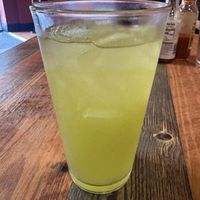 Pistachio and Cucumber fresh pressed juicee  at High Note Cafe in Boise