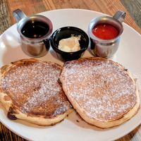 Blueberry Pancakes (half) at High Note Cafe in Boise