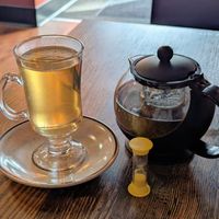 Hot Jasmine Rose Green Tea at High Note Cafe in Boise