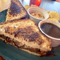French dip with seitan   at High Note Cafe in Boise