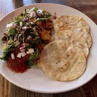 scramble with tortillas...  at High Note Cafe in Boise