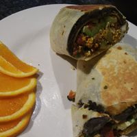 Breakfast burrito. at High Note Cafe in Boise