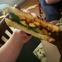 Breakfast sandwich at High Note Cafe in Boise