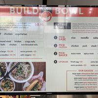 Menu Left Side at Viet-Nomz in Orlando