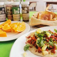 Tacos at Delicia in Puebla