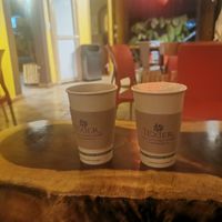 Dos sabores de chocolate at Texier Chocolatería in Oaxaca