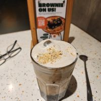 Earl Grey Mylk tea boba at Burgreens - Menteng in Jakarta