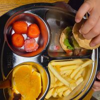 Kids meal at Burgreens - Menteng in Jakarta