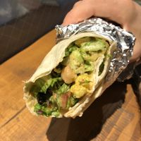 Salad in a wrap  at Fielder's Choice in Osaka