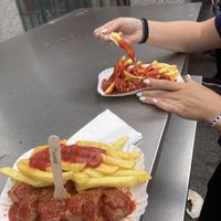 Currywurst  at Curry 36 in Berlin