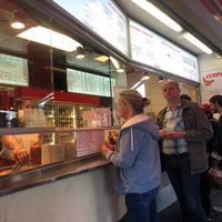 Ordering  at Curry 36 in Berlin