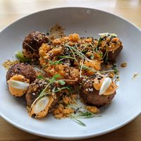 Thai meatballs. at Verdine in Houston