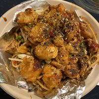 Buddha bowl with orange cauliflower  at Verdine in Houston