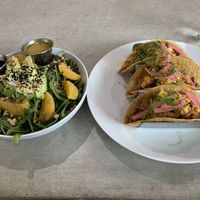 Very delicious. The jackfruit carnitas are unbelievably delicious. It’s also the most cost effective meal at this expensive restaurant  at Verdine in Houston