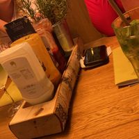 Grünschnabel links, Minze Holunder rechts  at Hans im Glück in Bielefeld