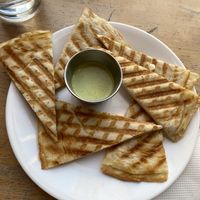 Quesadilla  at Good Karma Artisan Ales & Cafe in San Jose