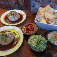 Budda Buns and Chips and Dip at Good Karma Artisan Ales & Cafe in San Jose