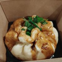 $4.50 Bao Bun: amazing! So delicious at Good Karma Artisan Ales & Cafe in San Jose