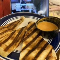 Quesadillas 😍 at Good Karma Artisan Ales & Cafe in San Jose