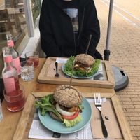 Bitterballen burger at Lust in Groningen