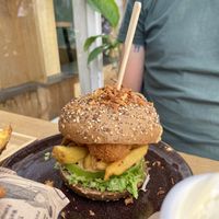 Bitterballen burger  at Lust in Groningen