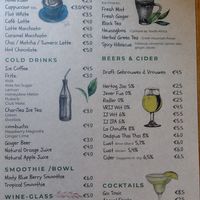 Drink menu as of March 24, 2023 at Lust in Groningen