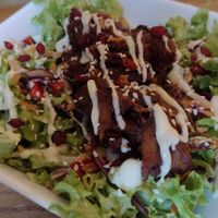 Spicy Protein Salad at Lust in Groningen