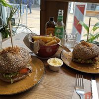 Bitterballen Burger & Spicy Indonesian Burger  at Lust in Groningen