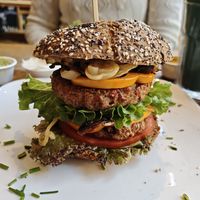 Double burger at Lust in Groningen