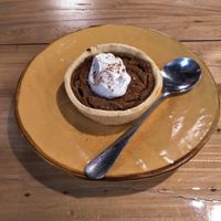 Vegan pumpkin pie with vegan cream. at Pie Society - Jing'an District - Maybe closed in Shanghai