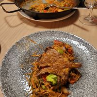 Fideua on point 👌 at BLoved Veggie Corner in Madrid