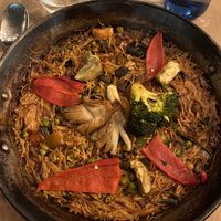 fideguá (quizá lo que menos me gustó), pero el alioli de menbrillo estaba espectacular  at BLoved Veggie Corner in Madrid