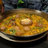 Paella at BLoved Veggie Corner in Madrid