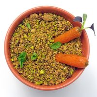 Cheesecake de zanahoria, calabaza y cardamomo at BLoved Veggie Corner in Madrid