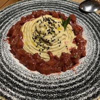 Mousse de berenjena  at BLoved Veggie Corner in Madrid