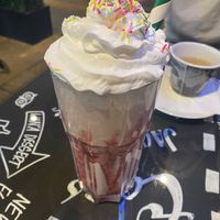 Cherry Vegan Shake at Monterey Jack's in Stirling
