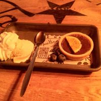 Vegan chocolate orange cheesecake at Monterey Jack's in Stirling