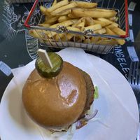Beef style burger  at Monterey Jack's in Perth