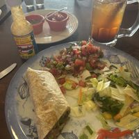 Veggie burrito   at Barlovento in Progreso