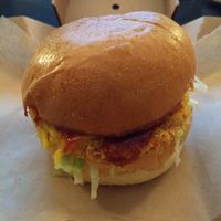 Vegan I don't give a cluck burger at Monterey Jack's in Dunfermline