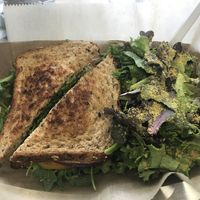Grilled cheese  at Seed to Table Vegan Eatery in Venice