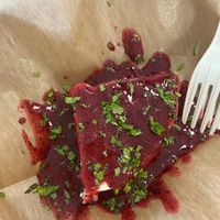 Vegan cheesecake! at Seed to Table Vegan Eatery in Venice