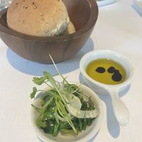 Amuse bouche and bread for the table   at The Wensleydale Heifer in West Witton