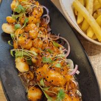 Cauliflower Tempura  at The Wensleydale Heifer in West Witton