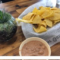 Chips and Beans at Pancho's Vegan Tacos - Fort Apache in Las Vegas