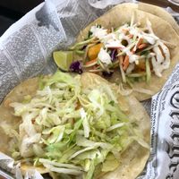 Fish Tacos(vegan) at Pancho's Vegan Tacos - Fort Apache in Las Vegas