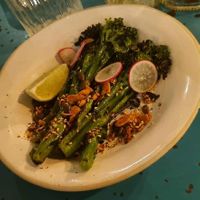 Broccoli side dish (using olive oil) at Wahaca - Covent Garden in London