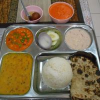Thali at Shree Krishna Pure Vegetarian Indian in Pattaya