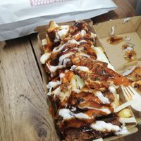 HSP (chips, 'meat', cheese + garlic/chilli/BBQ) at Kevabs in Brunswick
